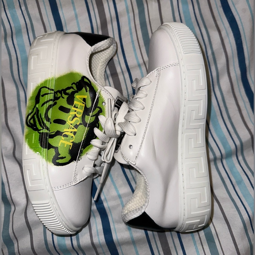 Authentic Versace kids sneakers worn once but it’s like new